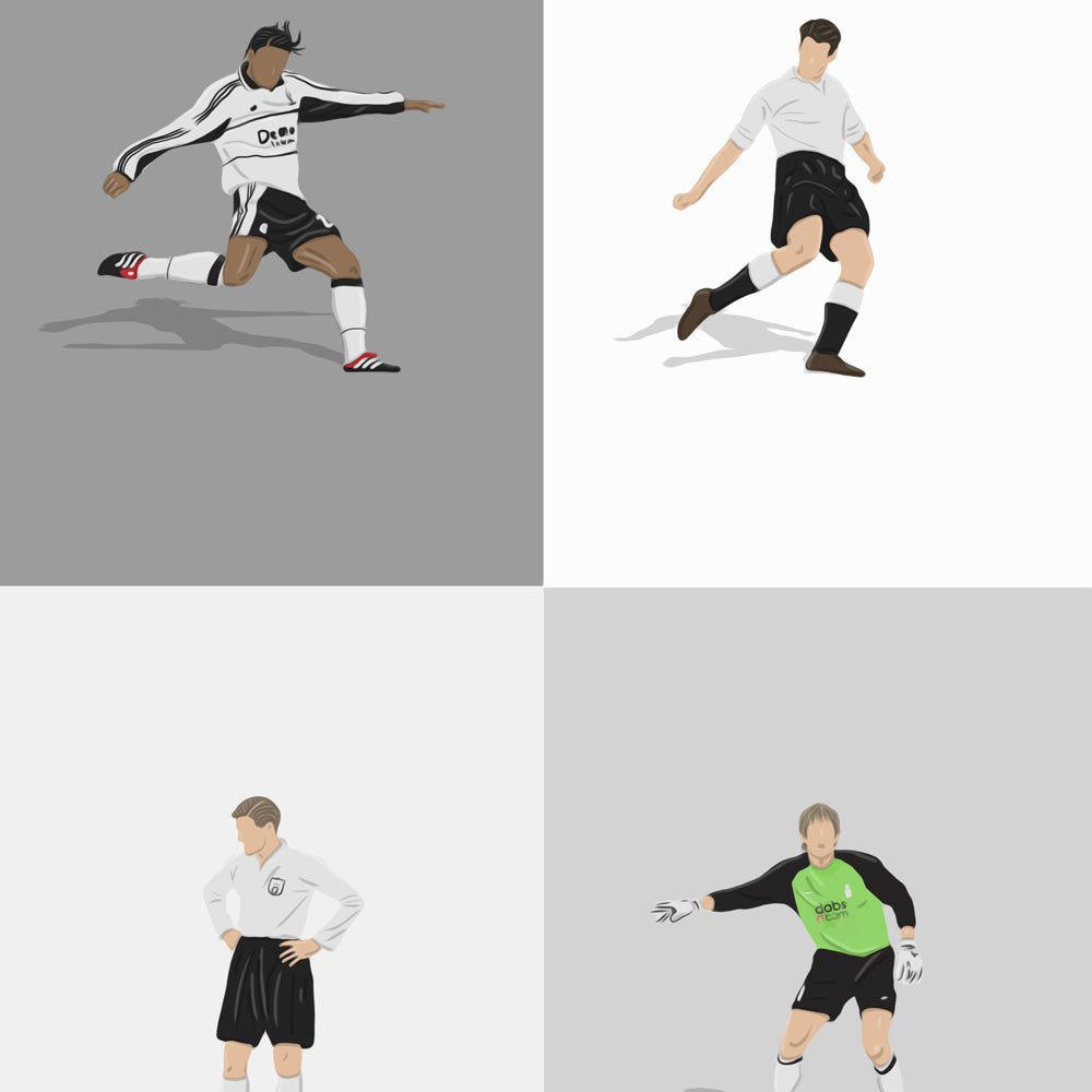 Fulham Legends Print - North Section