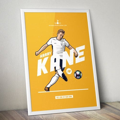 Harry Kane - Tottenham Hotspur Poster Art - North Section