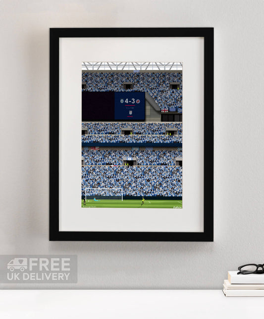 Huddersfield Playoff Promotion Print - North Section