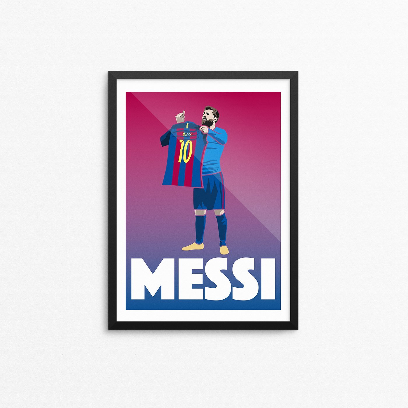 Lionel Messi Poster Print - North Section
