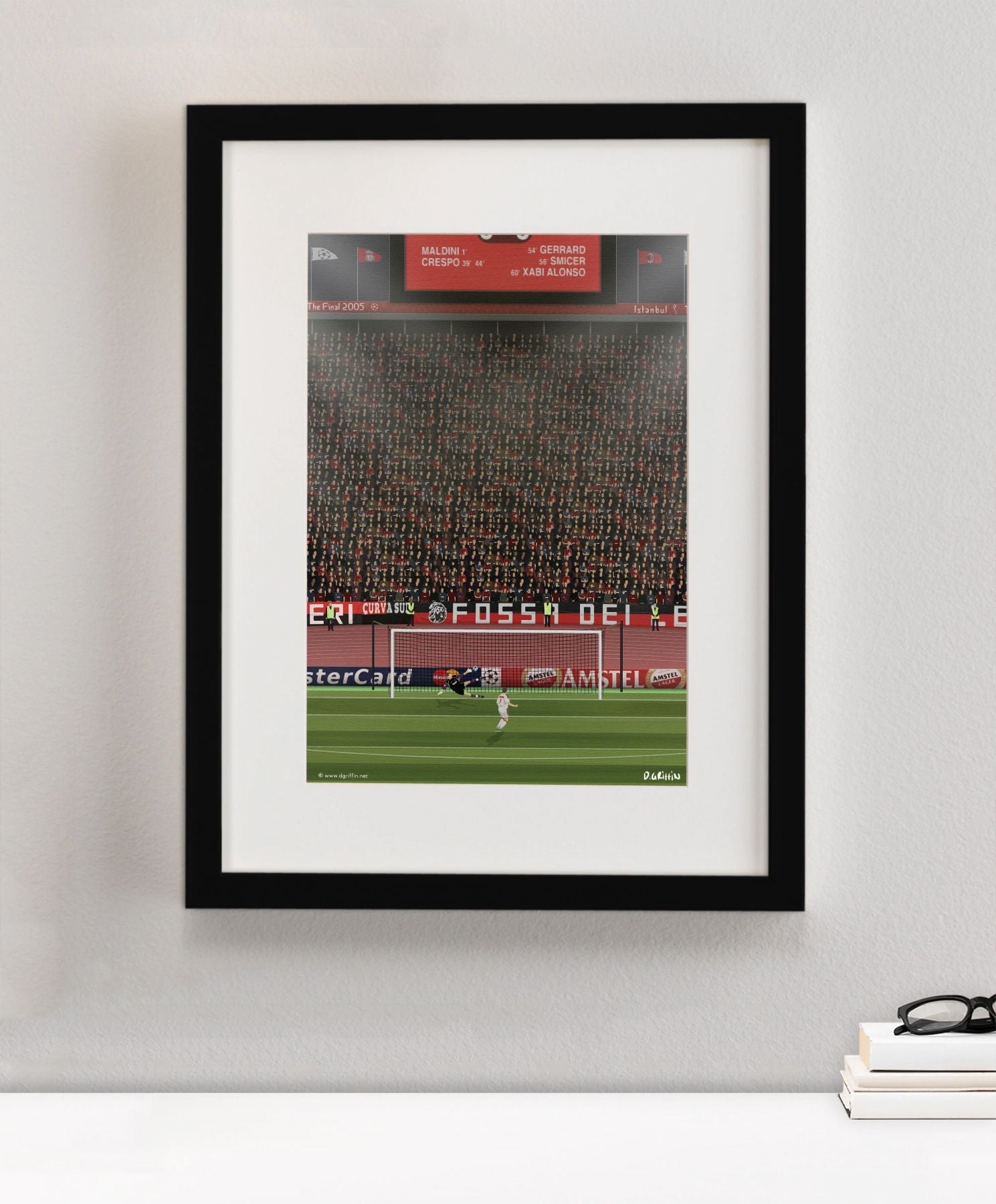 Liverpool FC V AC Milan - One Night In Istanbul Print - North Section