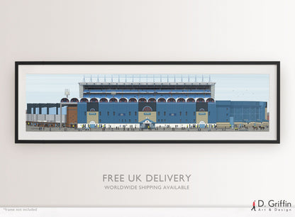 Maine Road Panoramic Print - North Section