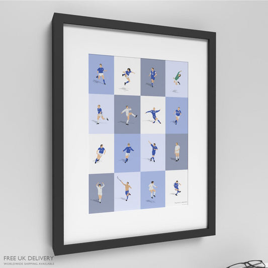 Millwall Legends Print - North Section