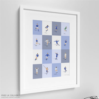 Millwall Legends Print - North Section