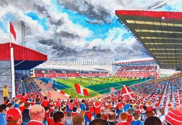 Pittodrie Artwork - North Section