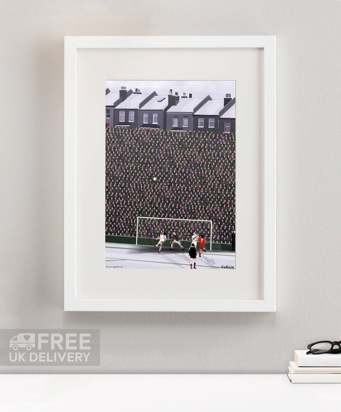 Retro Crystal Palace Poster Print - North Section