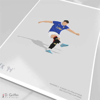 Ryan Jack - Scottish Cup Final Print - North Section