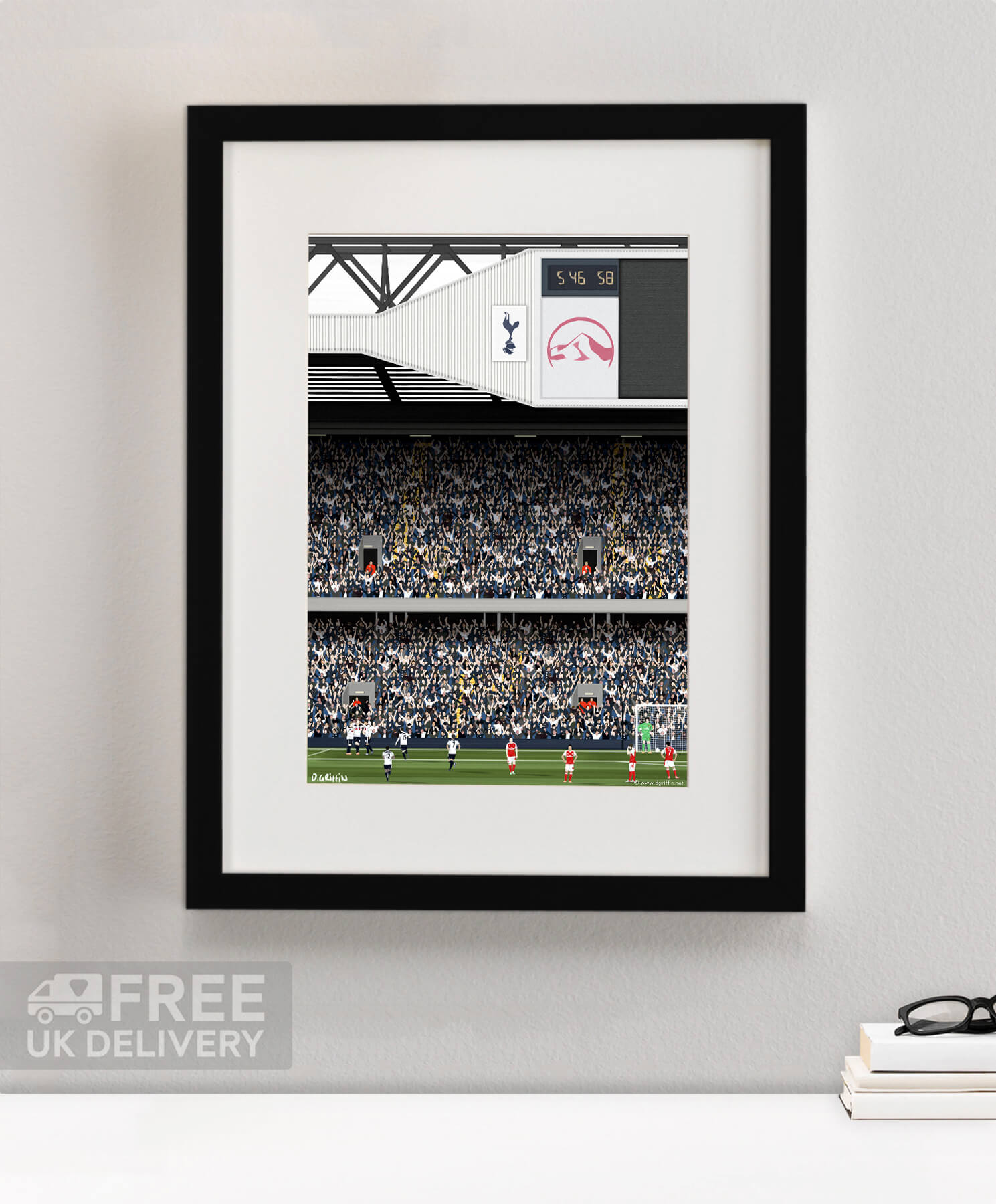 Tottenham Hotspur - White Hart Lane Print - North Section
