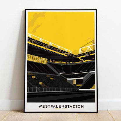 Westfalenstadion Print by Kieran Carroll - North Section